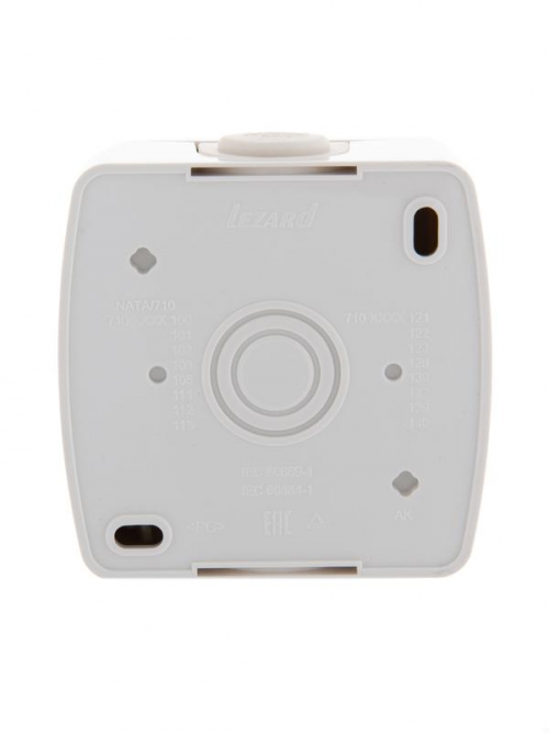Розетка 1-м ОП Nata 16А IP20 с заземл. керамика бел. LEZARD 710-0200-122 710-0200-122