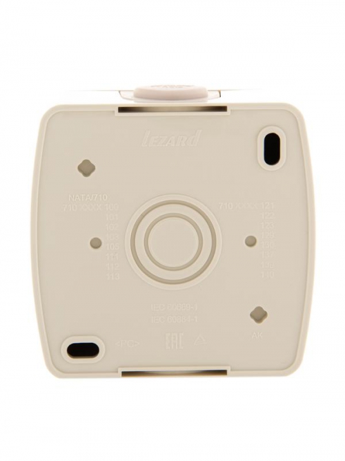 Выключатель 1-кл. ОП Nata 10А IP20 крем. LEZARD 710-0300-100 710-0300-100