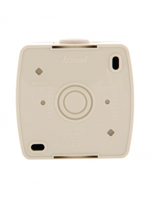 Выключатель 2-кл. ОП Nata 10А IP20 крем. LEZARD 710-0300-101 710-0300-101