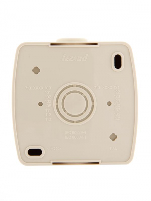 Выключатель 1-кл. ОП Nata 10А IP20 с подсветкой крем. LEZARD 710-0300-111 710-0300-111