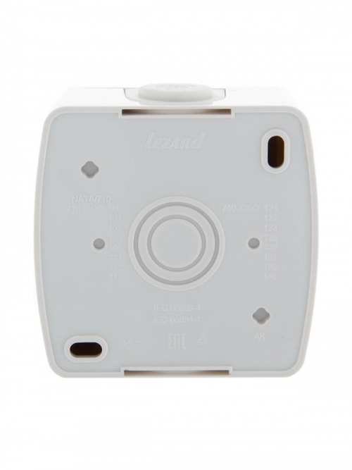 Выключатель 1-кл. ОП Nata 10А IP20 с подсветкой бел. LEZARD 710-0200-111 710-0200-111