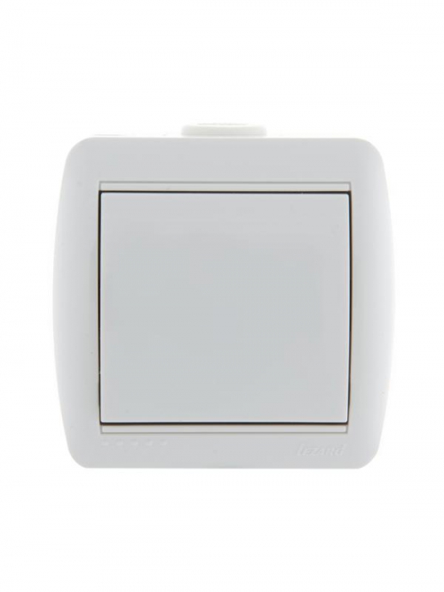 Выключатель 1-кл. ОП Nata 10А IP20 бел. LEZARD 710-0200-100 710-0200-100