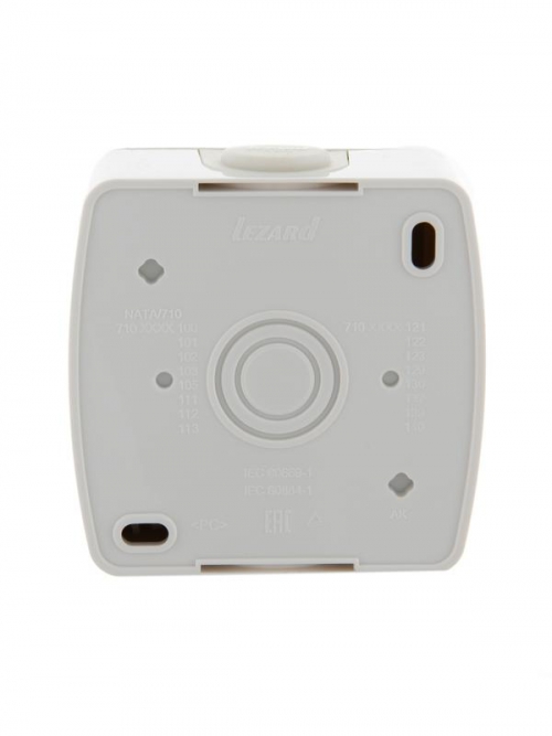 Выключатель 2-кл. ОП Nata 10А IP20 бел. LEZARD 710-0200-101 710-0200-101