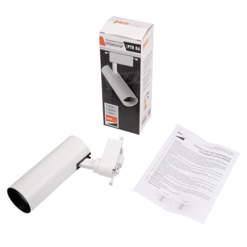 Светильник светодиодный трековый PTR 0620 20Вт 4000К IP40 24град. WH бел. JazzWay 5035812 5035812