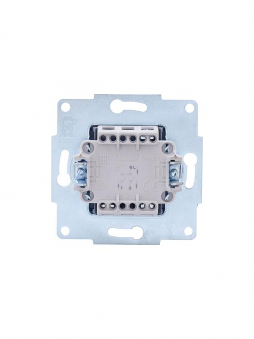 Выключатель 2-кл. СП Vesna механизм бел. LEZARD 742-0288-101 742-0288-101