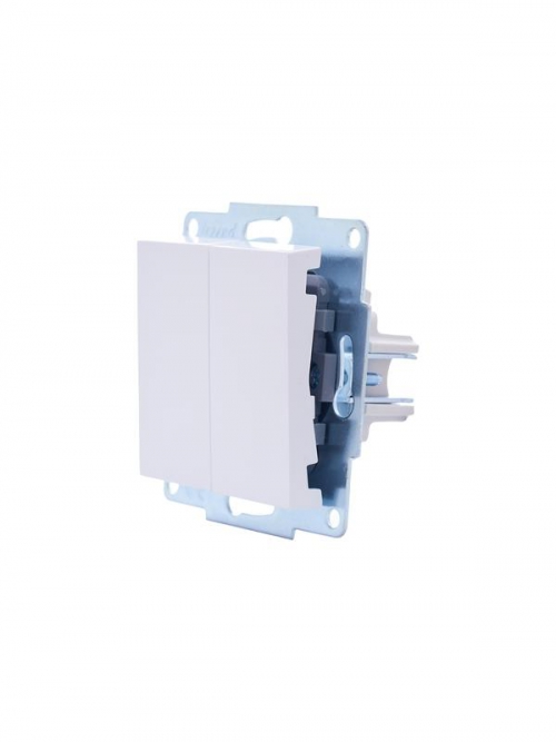 Выключатель 2-кл. СП Vesna механизм бел. LEZARD 742-0288-101 742-0288-101