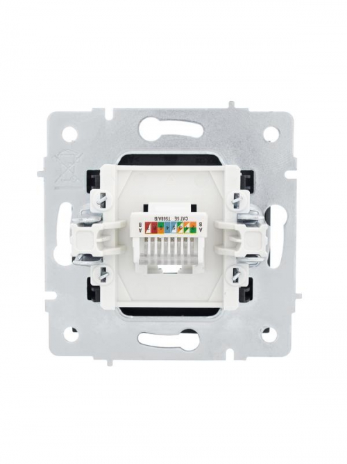 Розетка компьютерная 1-м СП Vesna механизм черн. бархат LEZARD 742-4288-139 742-4288-139