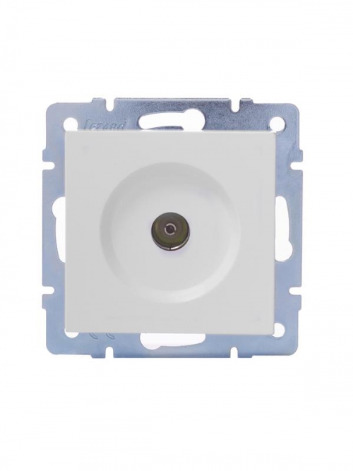 Розетка телевизионная оконечная TV 1-м СП Vesna механизм бел. LEZARD 742-0288-130 742-0288-130