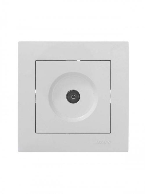 Розетка телевизионная оконечная TV 1-м СП Vesna механизм бел. LEZARD 742-0288-130 742-0288-130