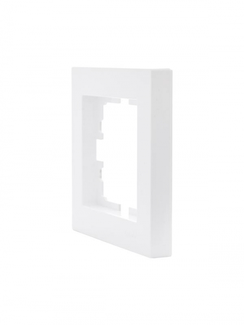Рамка 1-местн. горизонт. VESNA бел. (20шт/240шт) LEZARD 742-0200-146 742-0200-146