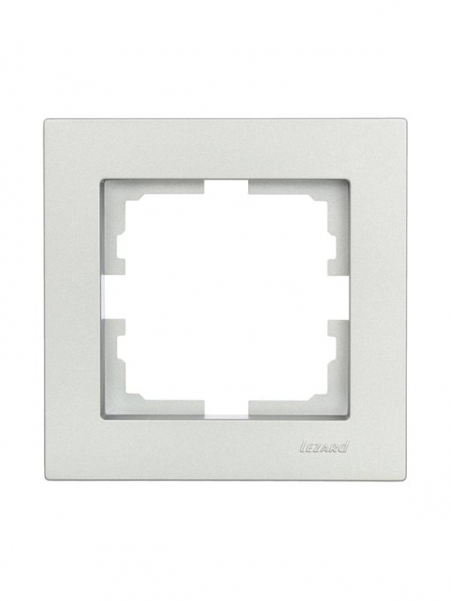 Рамка 1-местн. горизонт. VESNA платина LEZARD 742-3500-146 742-3500-146