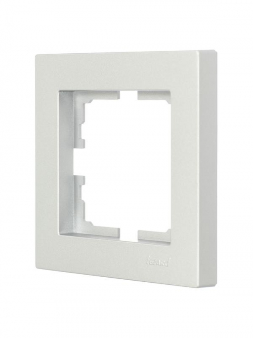 Рамка 1-местн. горизонт. VESNA платина LEZARD 742-3500-146 742-3500-146