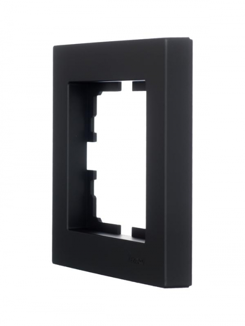 Рамка 1-местн. горизонт. VESNA черн. бархат LEZARD 742-4200-146 742-4200-146