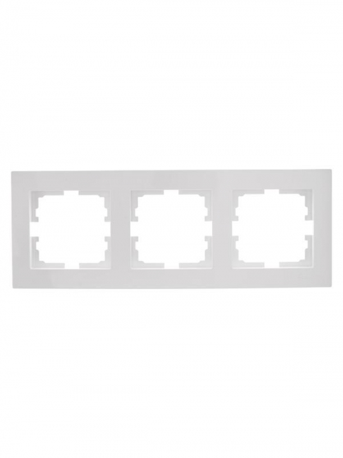 Рамка 3-местн. горизонт. VESNA бел. LEZARD 742-0200-148 742-0200-148