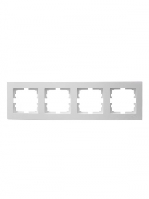 Рамка 4-местн. горизонт. VESNA бел. LEZARD 742-0200-149 742-0200-149