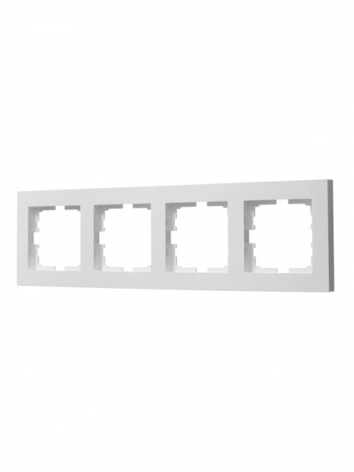 Рамка 4-местн. горизонт. VESNA бел. LEZARD 742-0200-149 742-0200-149