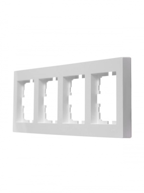 Рамка 4-местн. горизонт. VESNA бел. LEZARD 742-0200-149 742-0200-149