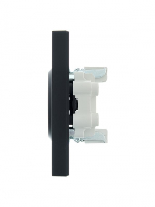 Розетка 2-м СП VESNA без заземл. ПБТ черн. бархат LEZARD 742-4200-128B 742-4200-128B