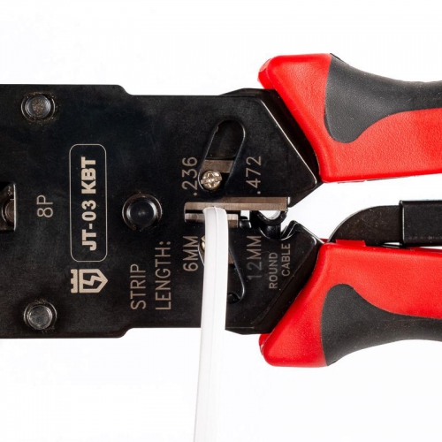 Кримпер многофункциональный с 3-мя смен. модулями для обжима RJ-45 RJ-12 RJ-11 КВТ 79759 79759