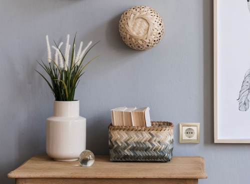 Механизм розетки 1-м СП Valena с заземл. сл. кость Leg 774320 774320