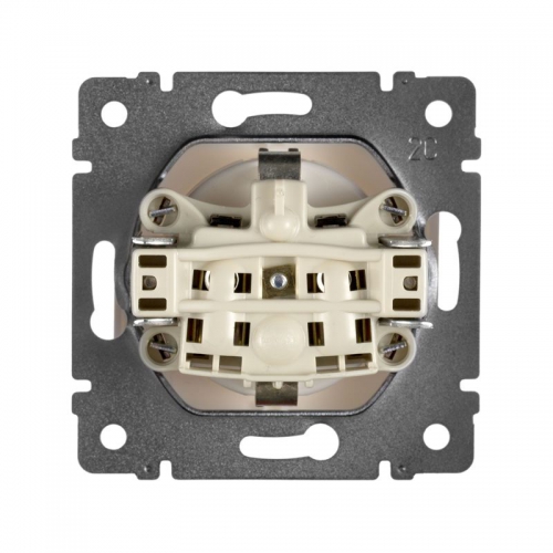 Механизм розетки 1-м СП Valena с заземл. бел. Leg 774420 774420