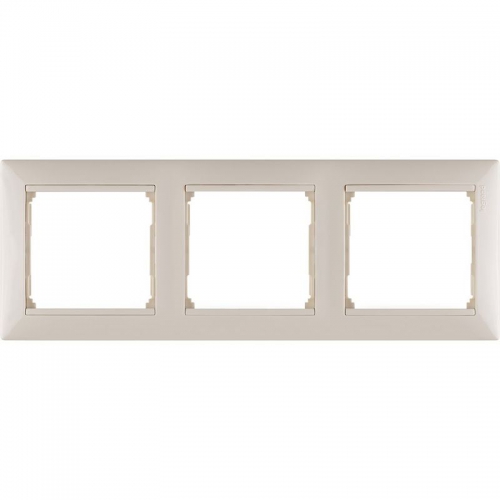 Рамка 3-м Valena горизонт. сл. кость Leg 774353 774353