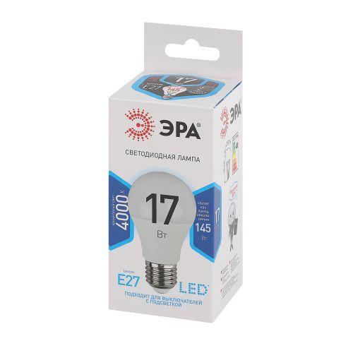 Лампа светодиодная A60-17W-840-E27 грушевидная 1360лм ЭРА Б0031700 Б0031700