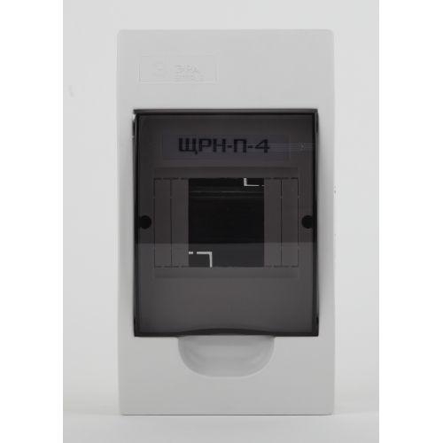 Бокс ЩРН-П-4 мод. навесной пластик IP41 SIMPLE NO-box_simple-plastic_4_surface ЭРА Б0041521 Б0041521
