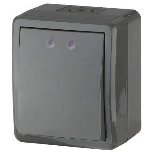 Выключатель 1-кл. ОП Эра Эксперт 10А IP54 11-1401-03 250В 10AX сер. Эра Б0020670 Б0020670