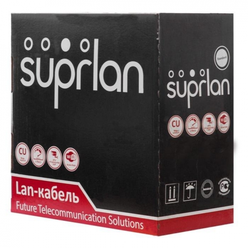 Кабель UTP 4х2х0.51 кат.5E Cu PVC In. Premium (м) SUPRLAN 01-0313-5 01-0313-5
