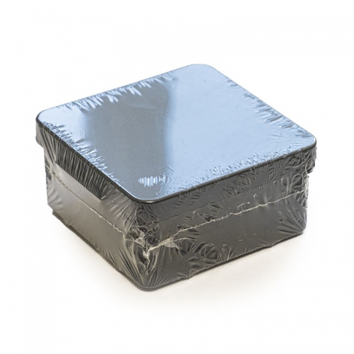 Коробка распределительная ОП 80х80х40мм двухкомпонентная безгалоген. (HF) для прямого монтажа черн. Промрукав 60-0210-9005 60-0210-9005