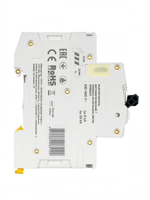 Выключатель автоматический 1п C 6А M06N ARMAT IEK AR-M06N-1-C006 AR-M06N-1-C006