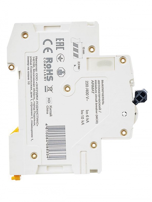 Выключатель автоматический 1п C 32А M06N ARMAT IEK AR-M06N-1-C032 AR-M06N-1-C032