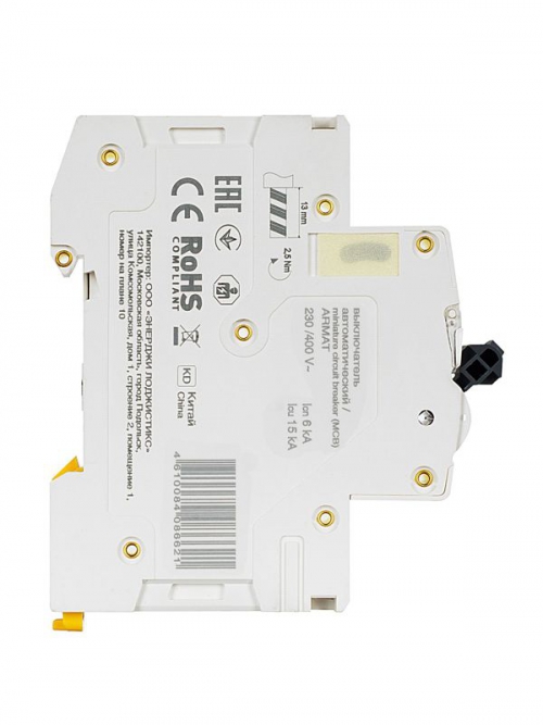 Выключатель автоматический 2п C 10А M06N ARMAT IEK AR-M06N-2-C010 AR-M06N-2-C010