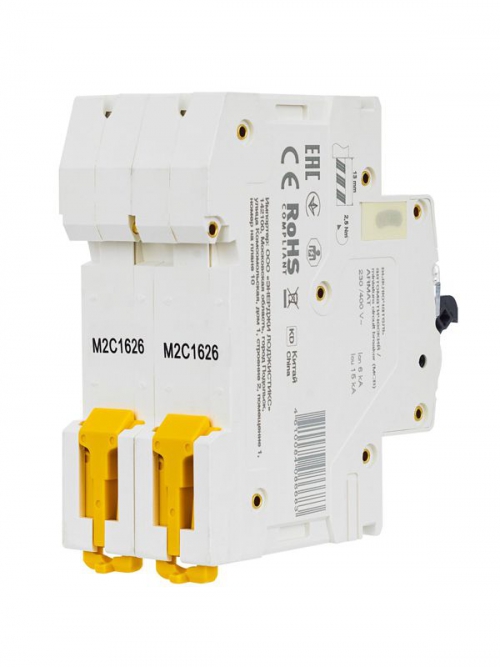 Выключатель автоматический 2п C 16А M06N ARMAT IEK AR-M06N-2-C016 AR-M06N-2-C016