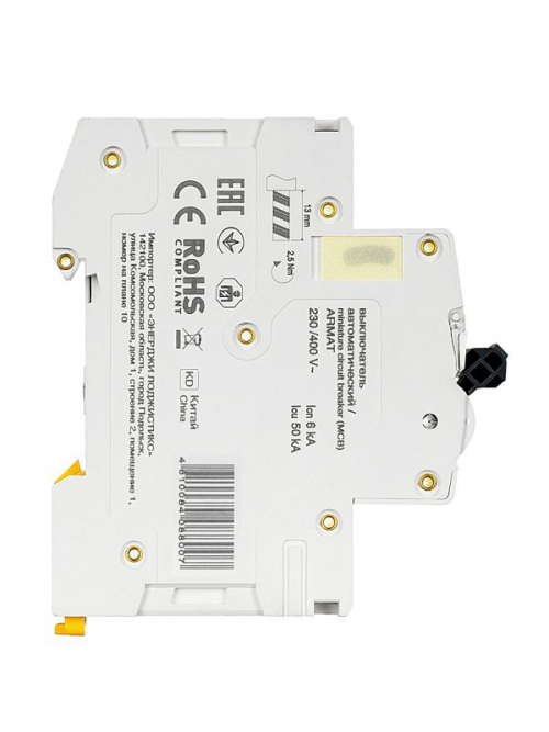 Выключатель автоматический 3п C 6А M06N ARMAT IEK AR-M06N-3-C006 AR-M06N-3-C006