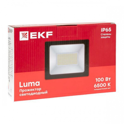 Прожектор светодиодный СДО-3006 100Вт 6500К IP65 Basic EKF FLL-3006-100-6500 FLL-3006-100-6500