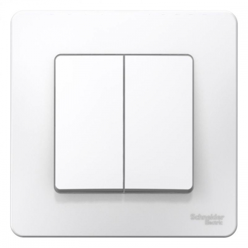 Выключатель 2-кл. СП Blanca 10А IP20 (сх. 5) 250В бел. SE BLNVS010501 BLNVS010501