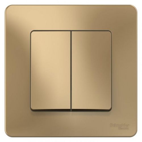 Выключатель 2-кл. СП Blanca 10А IP20 (сх. 5) 250В титан SE BLNVS010504 BLNVS010504