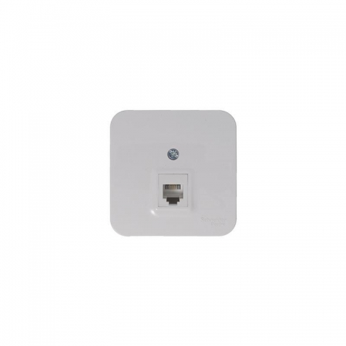 Розетка телефонная 1-м ОП Blanca RJ11 с изолир. пластиной бел. SE BLNIA011001 BLNIA011001