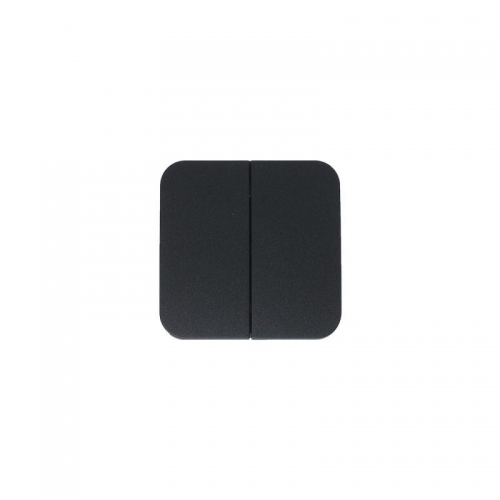 Выключатель 2-кл. ОП Blanca 10А IP20 (сх. 5) 250В с изолир. пластиной антрацит SE BLNVA105016 BLNVA105016