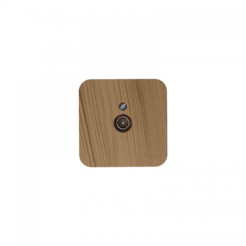 Розетка телевизионная TV ОП Blanca коннектор с изолир. пластиной ясень SE BLNTA000015 BLNTA000015