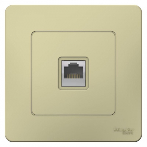 Розетка компьютерная 1-м СП Blanca RJ45 кат.5E беж. SE BLNIS045007 BLNIS045007