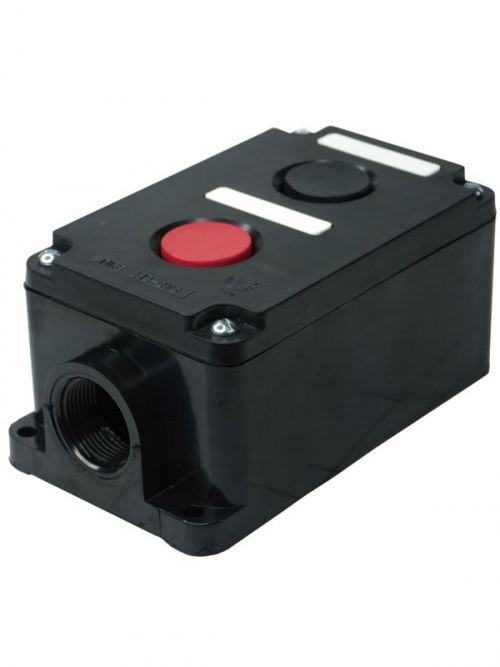 Пост управления ПКЕ 212-2 У3 10А 660В 2 элемента черн. и красн. цилиндр накладной IP40 Электротехник ET519068 ET519068