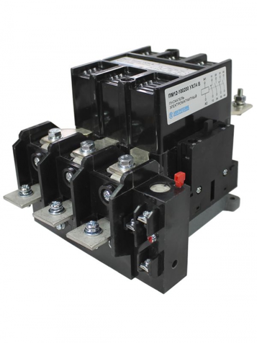 Пускатель ПМ 12-100200 УХЛ4 В 100А кат. 380В AC 2НО+2НЗ IP00 с реле РТТ-325 85-115А Электротехник ET504289 ET504289
