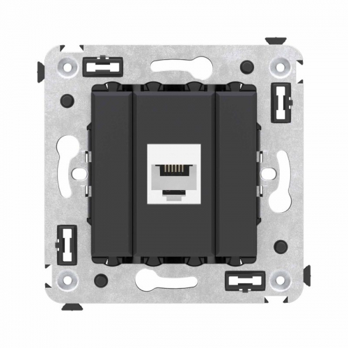 Розетка телефонная 1-м СП Avanti 