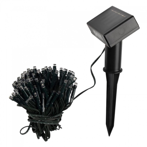 Светильник светодиодный садовый SLR-G01-100W гирлянда 100 бел. LED на солнечн. батарее ФАZА 5027305 5027305