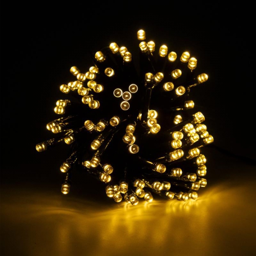 Светильник светодиодный садовый SLR-G01-100Y гирлянда 100 бел. LED на солнечн. батарее ФАZА 5027312 5027312