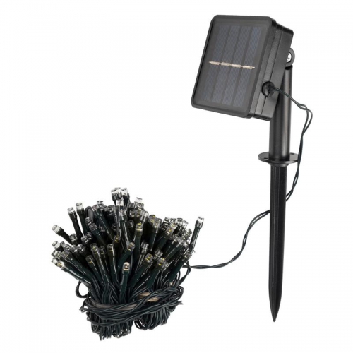 Светильник светодиодный садовый SLR-G01-100Y гирлянда 100 бел. LED на солнечн. батарее ФАZА 5027312 5027312