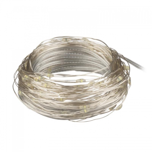 Светильник светодиодный садовый SLR-G03-100W нить 100LED холод. бел. на солнечн. батарее ФАZА 5033313 5033313